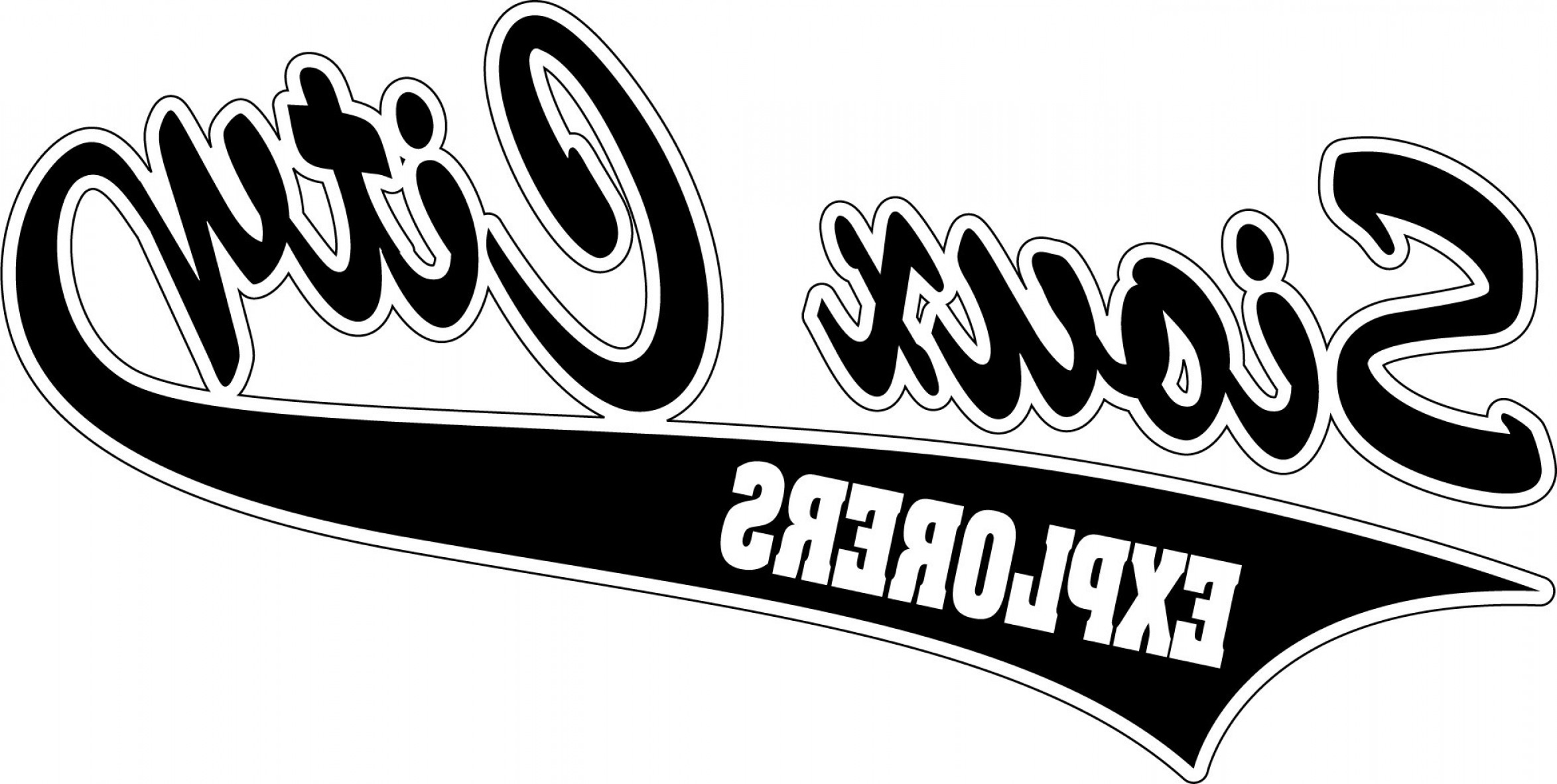 2347x1182 Sioux City Tail Logo Baseball Soidergi