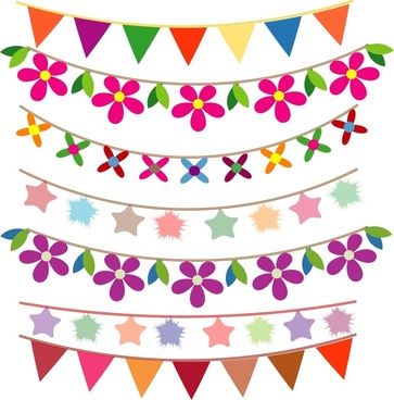 363x368 Bunting Free Vector Download