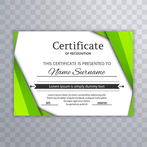 Certificate Background Vector