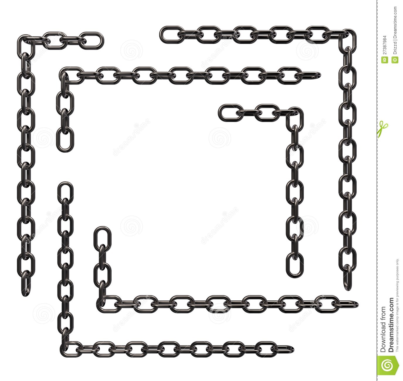 1375x1300 Chain Clipart Border