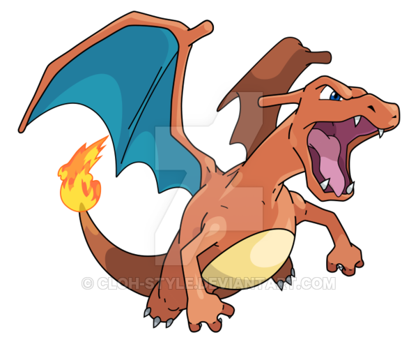 600x513 Charizard Vector