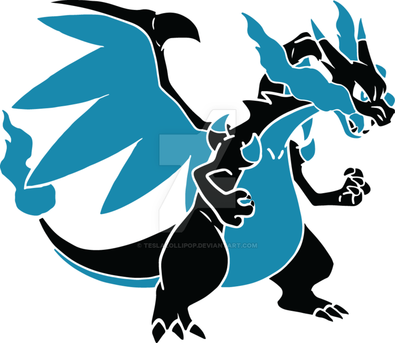 800x695 Mega Charizard X Vector