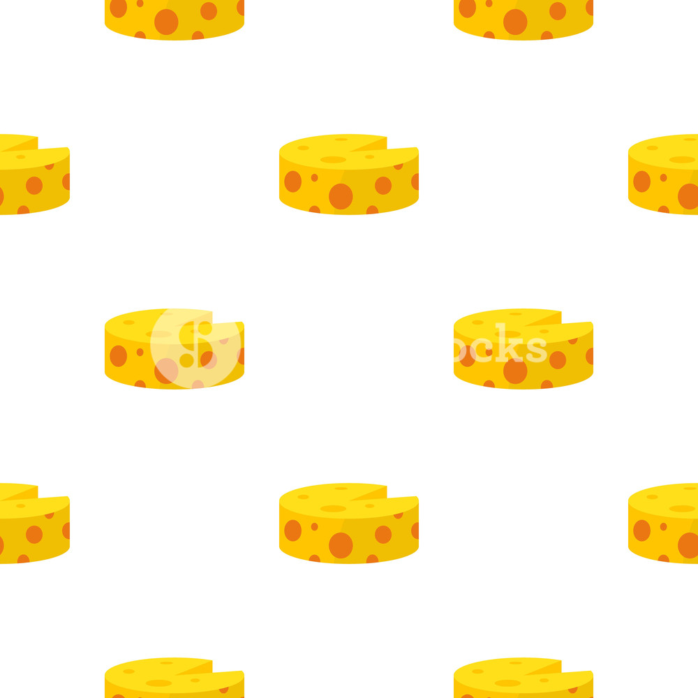 1000x1000 Cheese Pattern Seamless Flat Style For Web Vector Illustration