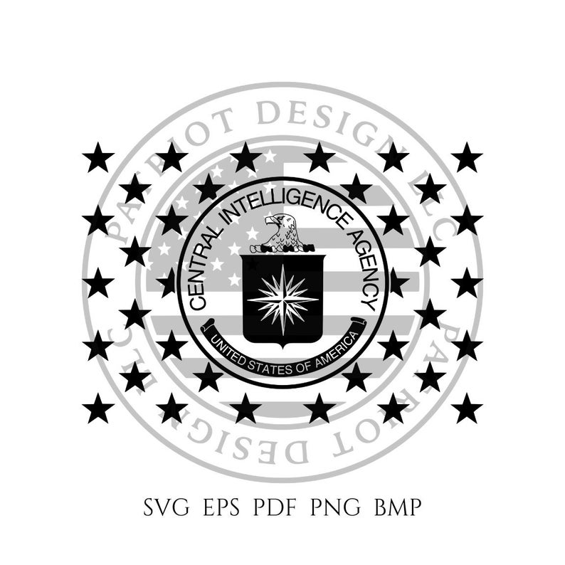 794x794 Cia Union Cia Union Vector Cia Seal Union Vector Black Etsy