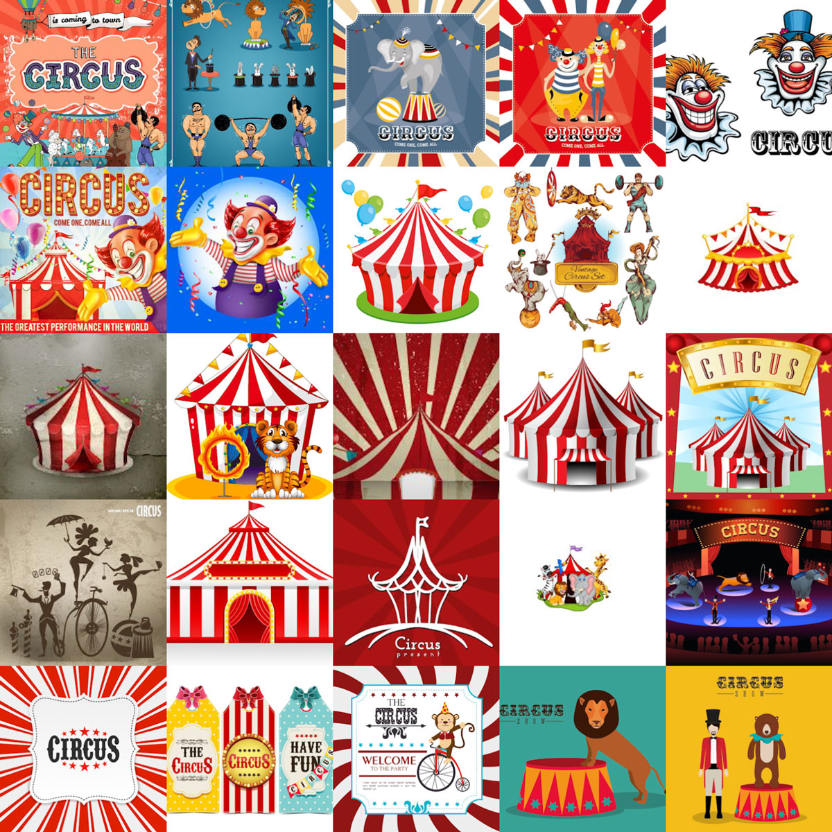1200x1200 Circus Backgrounds Vector Free Download Vectorpicfree