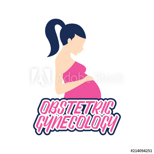 500x500 Obstetrics Gynecology Logo For Doctor Or Clinic, Vector