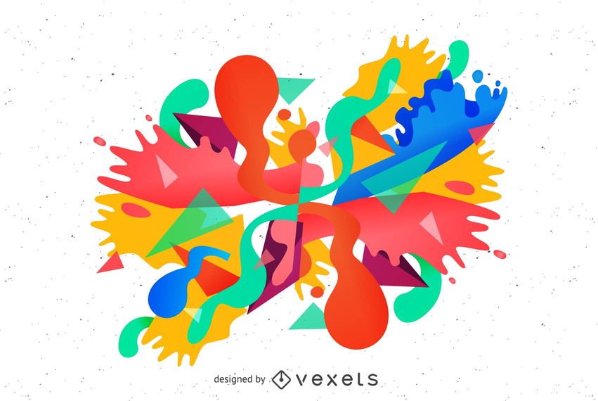 851x570 Colorful Vector Bubbles Design