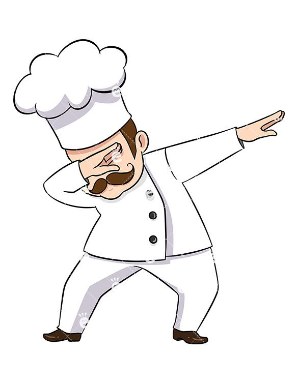 585x755 Dabbing Chef Cartoons Art In Cartoon Art, Clip Art, Art