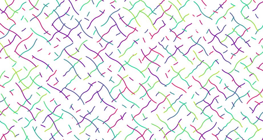 922x490 Colorful Neon Dashed Lines, Vector Illustration