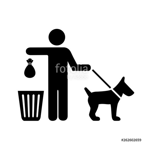 500x500 Clean After Your Dig Vector Sign Stock Image And Royalty Free