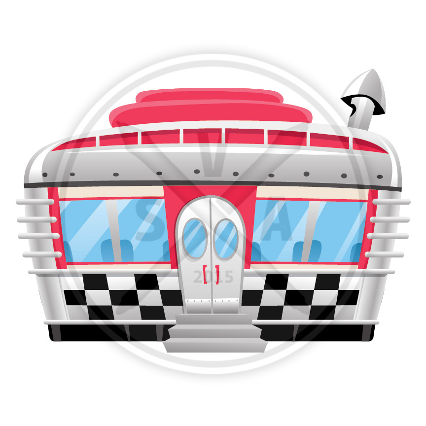 864x864 Cartoon Retro Diner