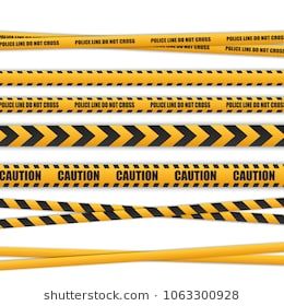 260x280 Police Line Do Not Cross Caution Lines Isolated Warning Tapes