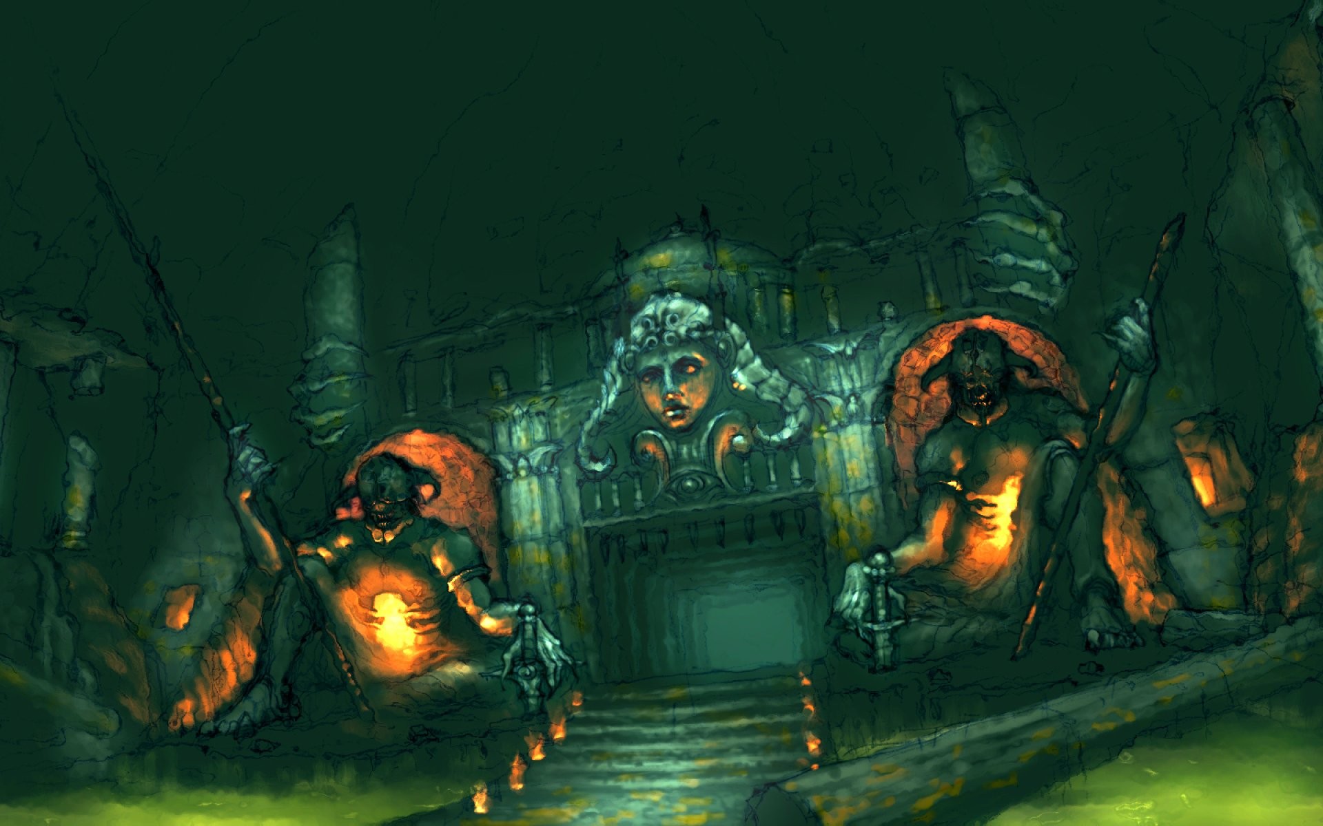 1920x1200 Pictures, Action, Warrior, Dark,mac, Fighting,diablo, Rpg, Vector