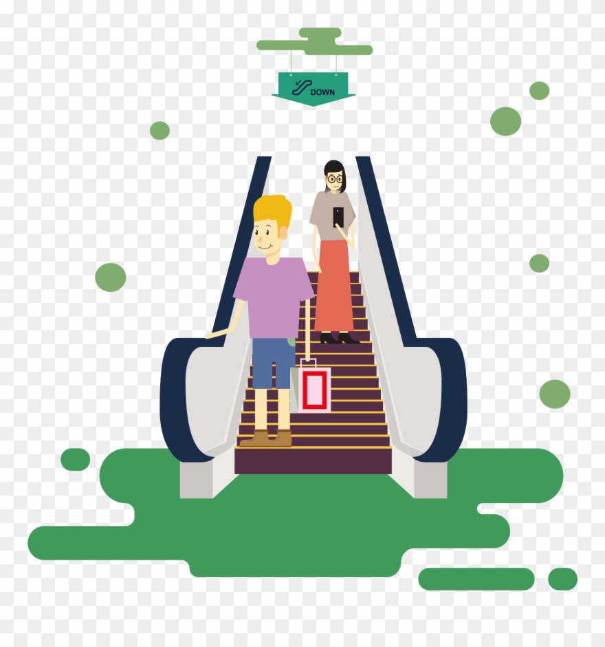 880x940 Rapid Transit Escalator Stairs Mall