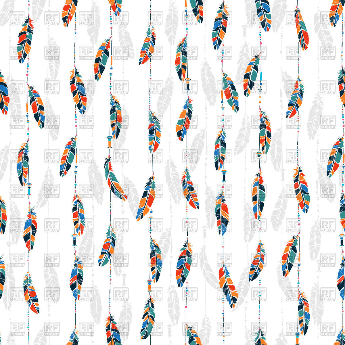 1200x1200 Ethnic Seamless Pattern In Native Style With Bright Colored