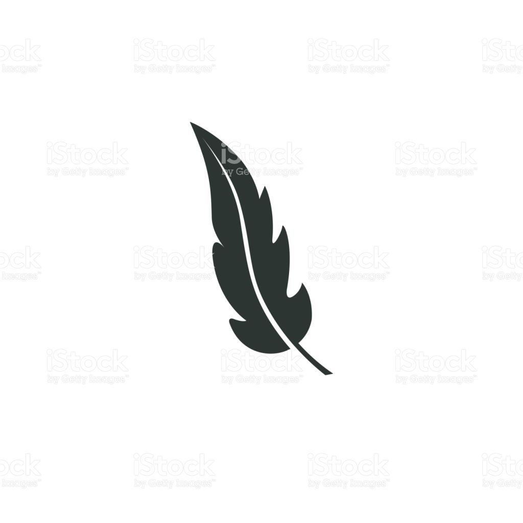 1024x1024 Feather Vector Icon Isolated On White Background Pen