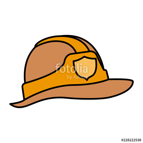 500x500 Cute Fireman Helmet Isolated Icon Stock Image And Royalty Free