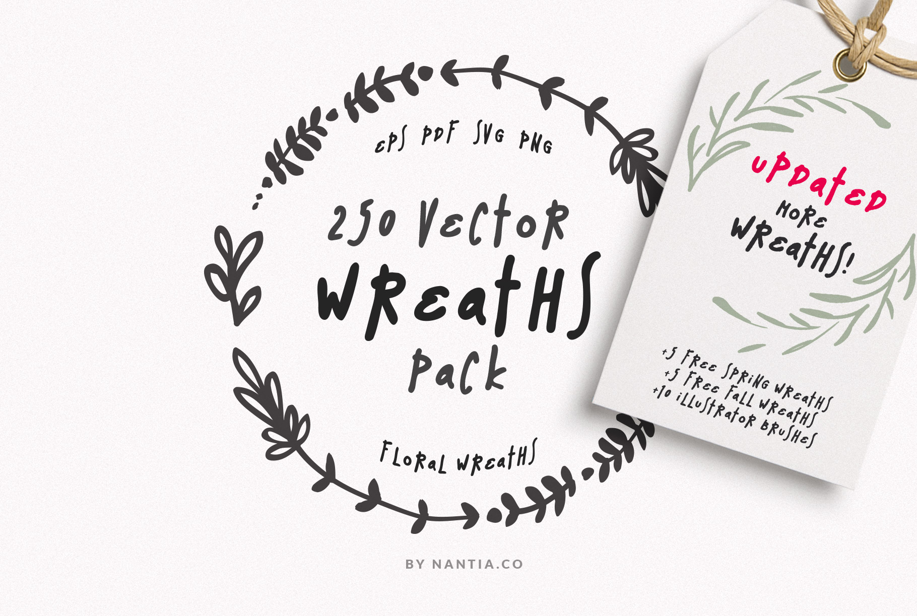 Floral Wreath Vector