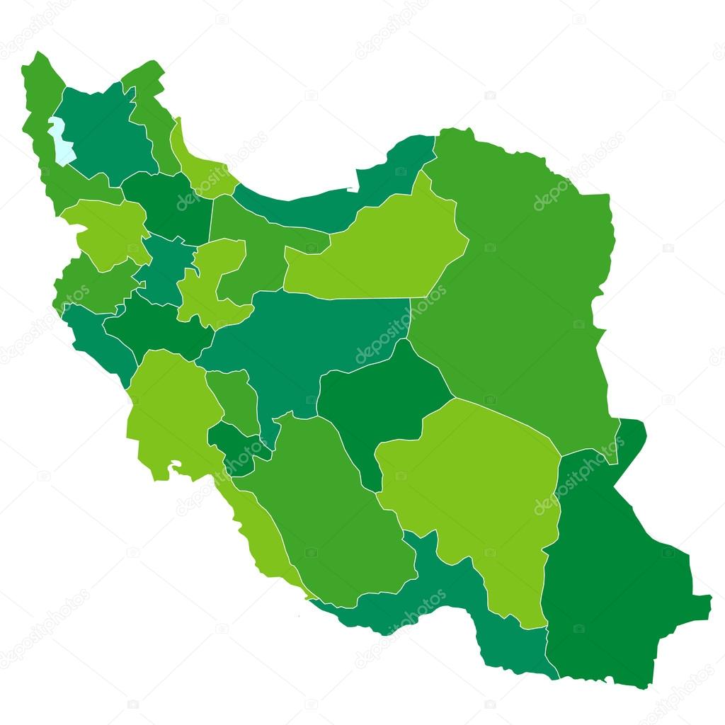 1024x1024 Map Of Iran Vector Download Them And Print