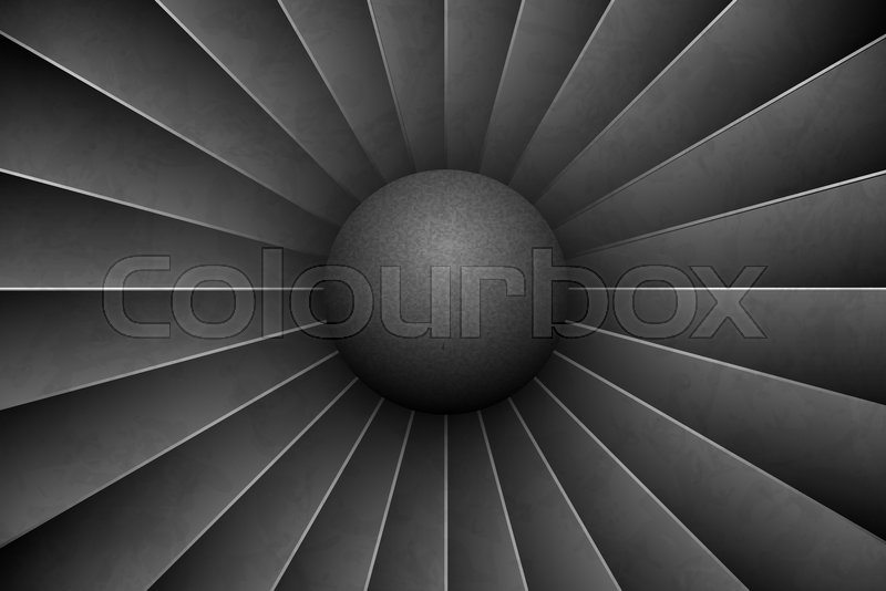 800x534 Jet Engine Turbine Horizontal Stock Vector Colourbox