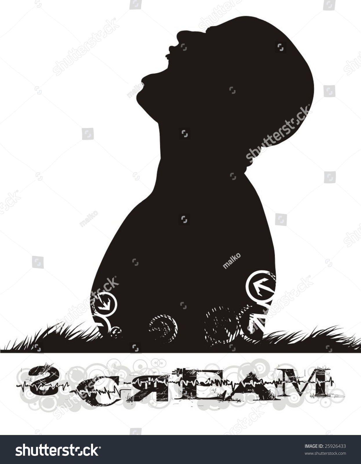 1245x1600 Silhouette Of A Man Shouting