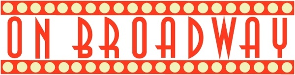 600x153 Broadway Marquee Free Vector Download