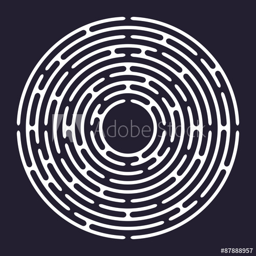 500x500 Circle Labyrinth, Maze, Vector Illustration