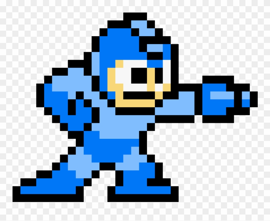 880x721 Test Mega Man Pixel Art Clipart