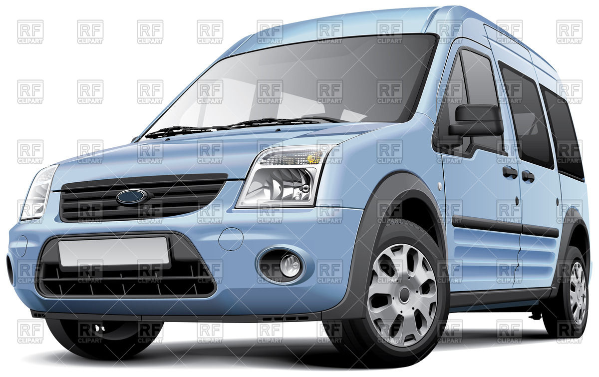 1200x755 American Compact Minivan Vector Image Of Transportation