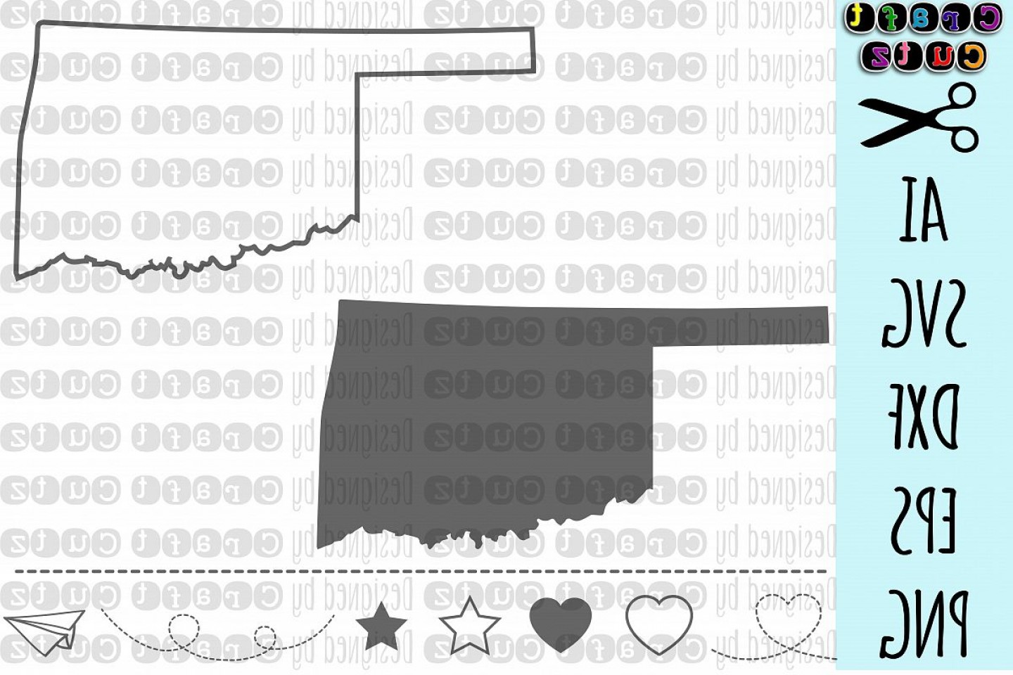 1440x960 Oklahoma State Oklahoma Vector United States