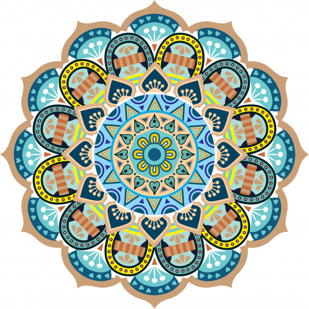 626x626 Mandala Floral Flower Oriental Pattern Vector Illustration Islam