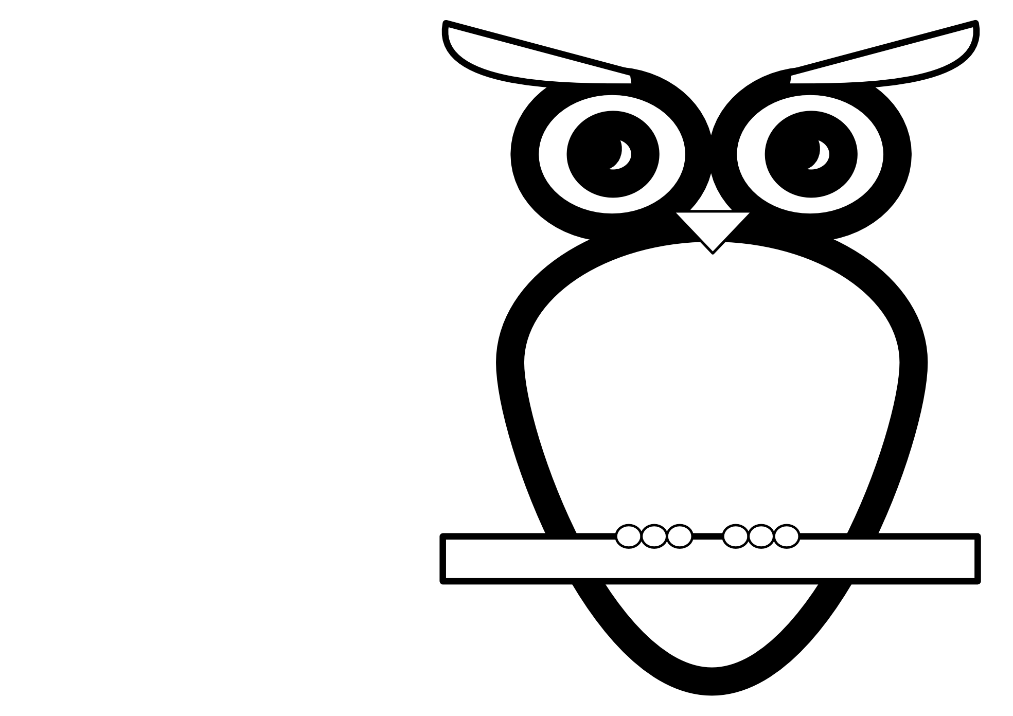 Owl Vector Graphic