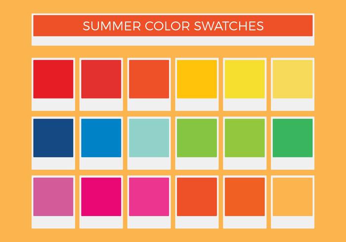 700x490 Free Summer Vector Color Swatches