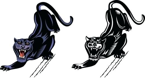 500x271 Panther Face Clipart