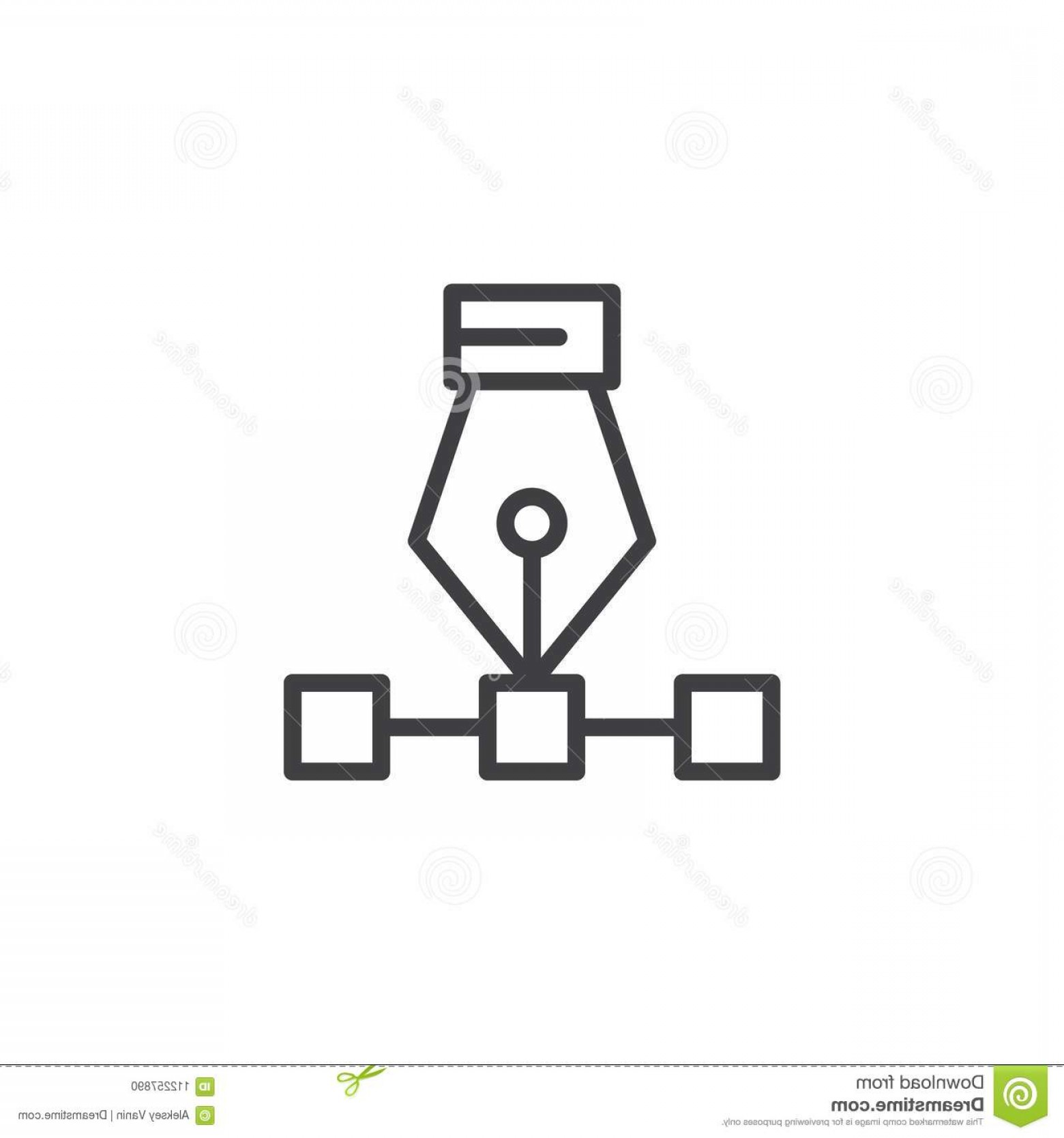 1560x1668 Pen Tool Icon Vector Hoodamath