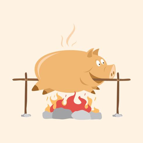 490x490 Fat Pig Roast Illustration