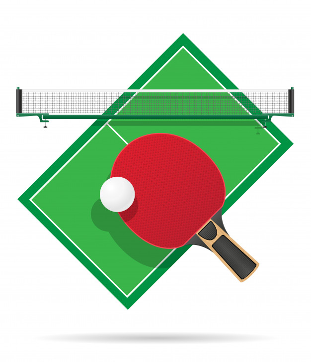 626x727 Ping Pong Table Vector Illustration Vector Premium Download