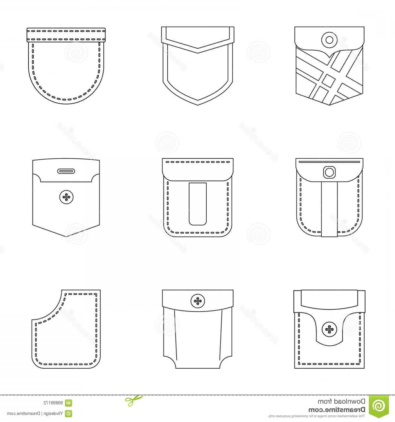 1560x1668 Pocket Outline Vector Studiogrfx
