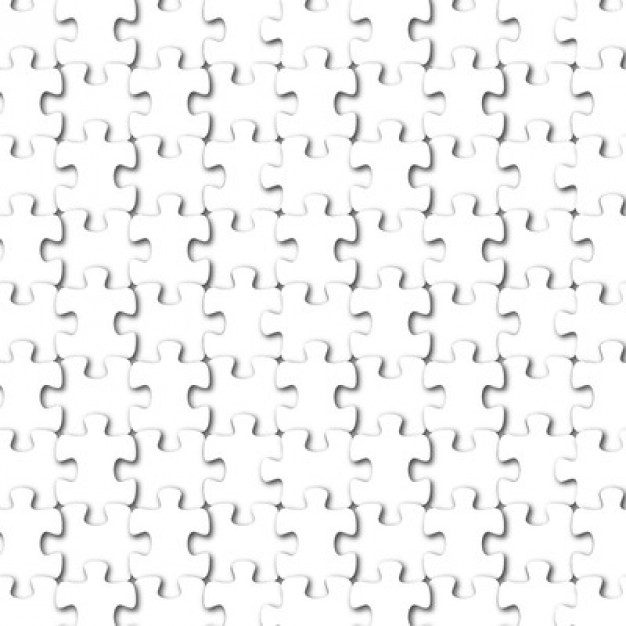 626x626 White Puzzle Vector Pattern Vector Free Download