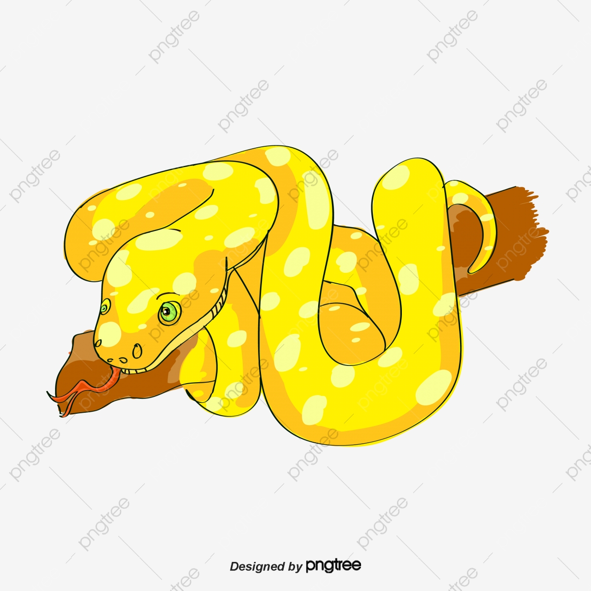 1200x1200 Fine Hand Painted Gold Python, Animal, Hand Painted, Hand Painted