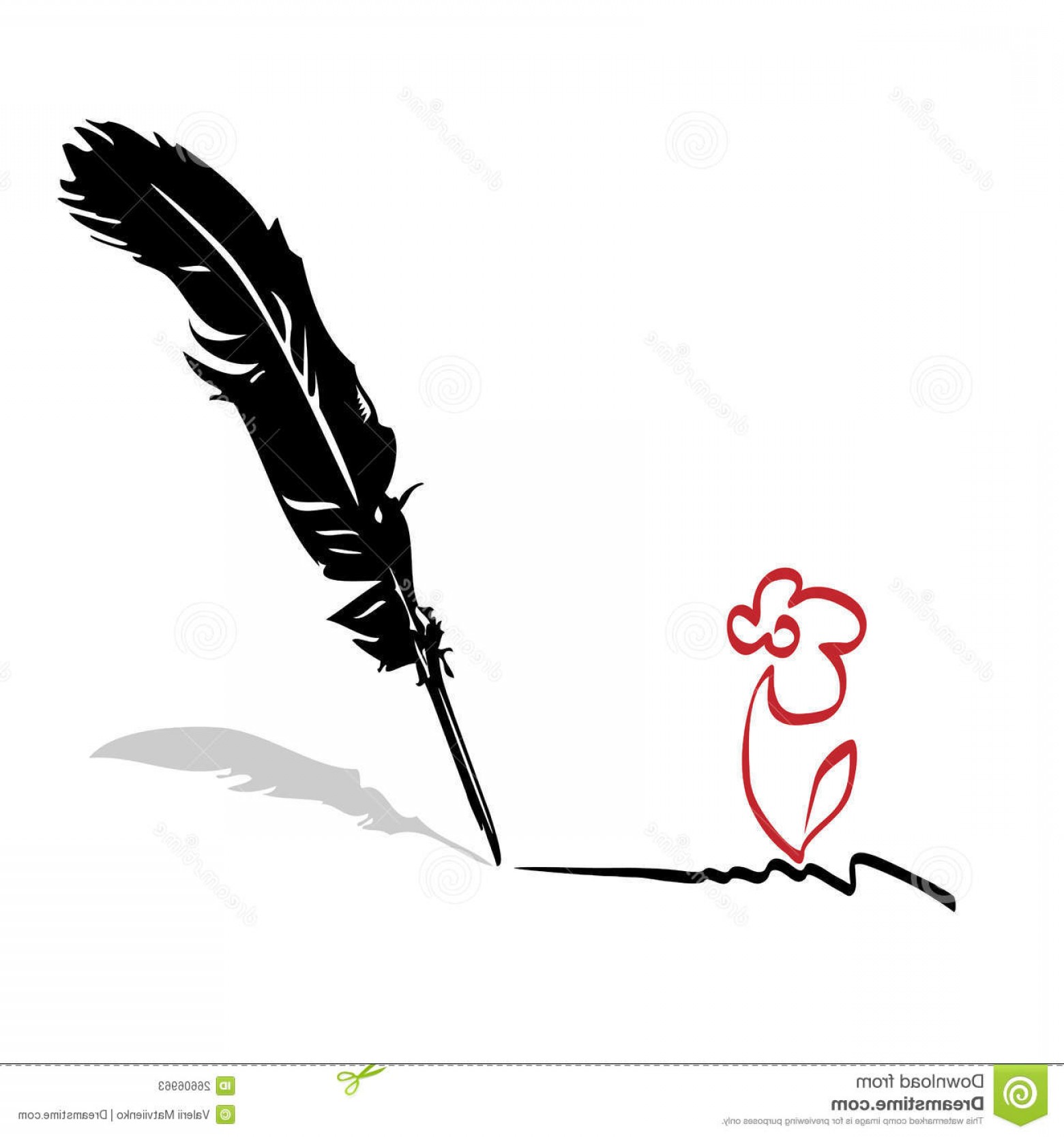 1560x1668 Stock Photos Vector Feather Writing Pen Image Catchsplace
