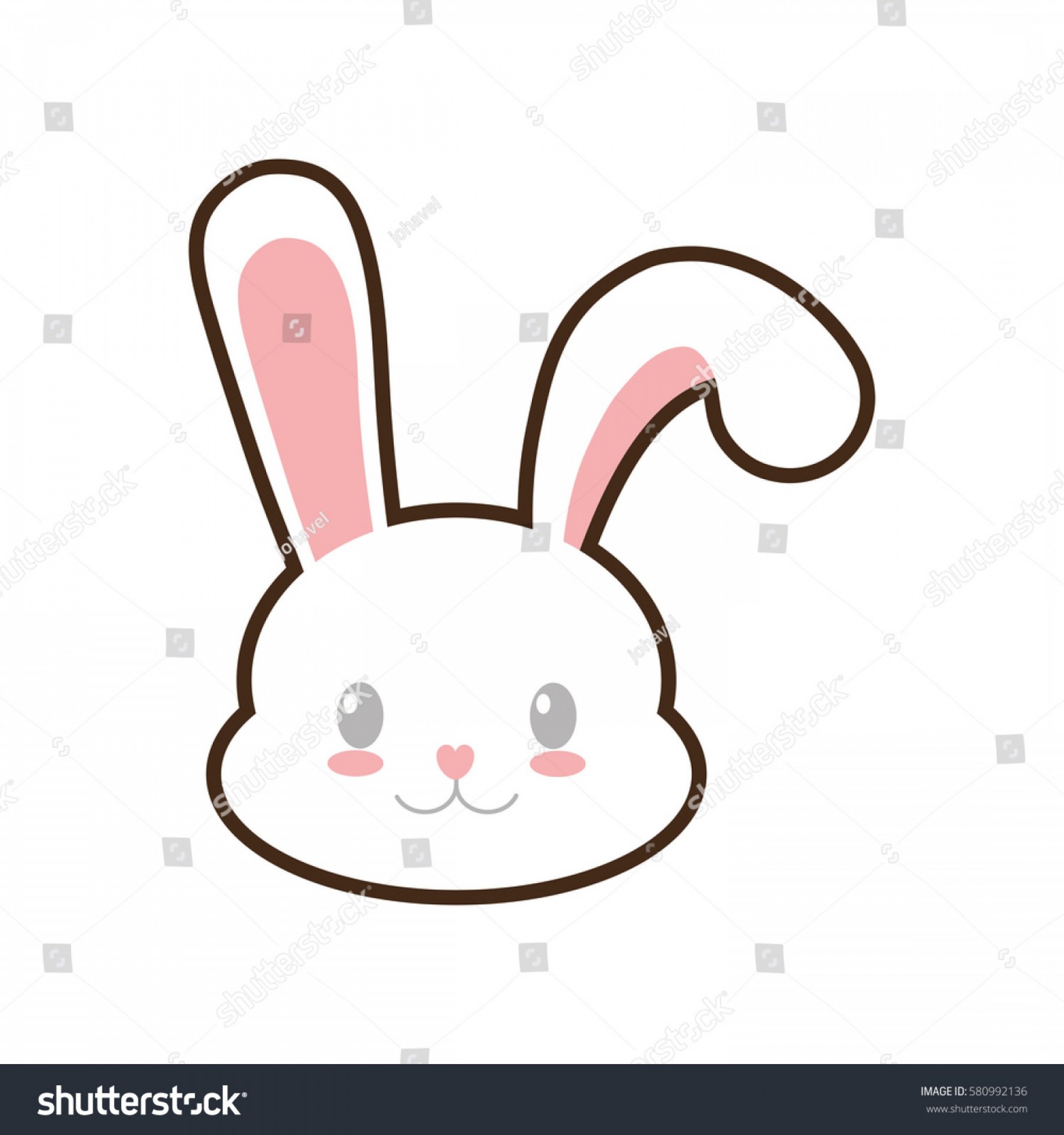 2160x2304 Vector Bunny Face Lamaison