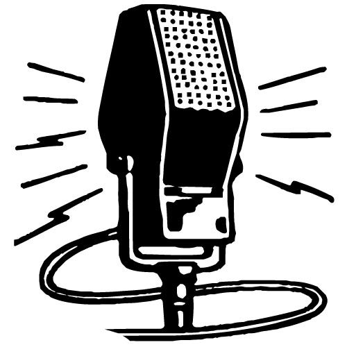 500x500 Vintage Microphone Vector Graphics