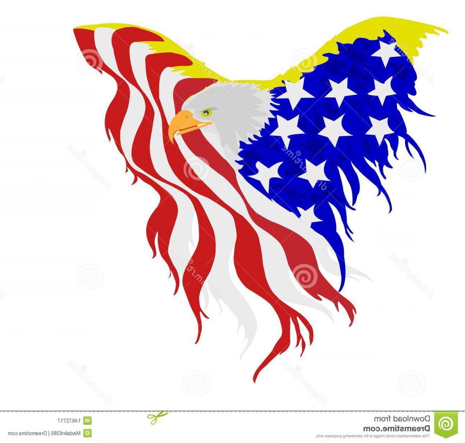 1560x1484 American Torn Flag Vector Catamart
