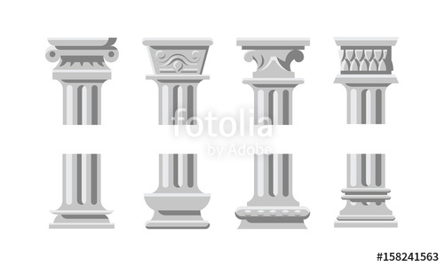 500x300 Roman Column Vectors Stock Image And Royalty Free Vector