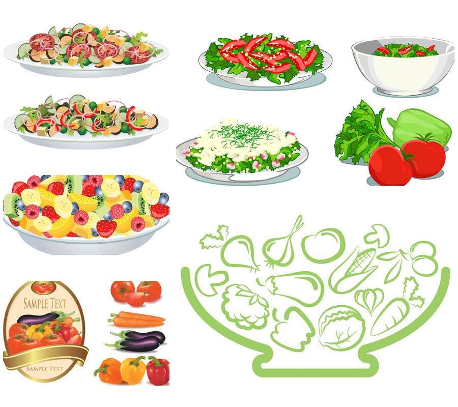 Salad Vector