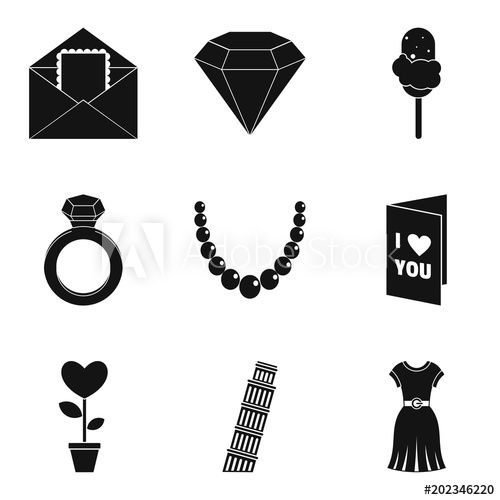 500x500 Crown Icons Set Simple Set Of Crown Vector Icons For Web