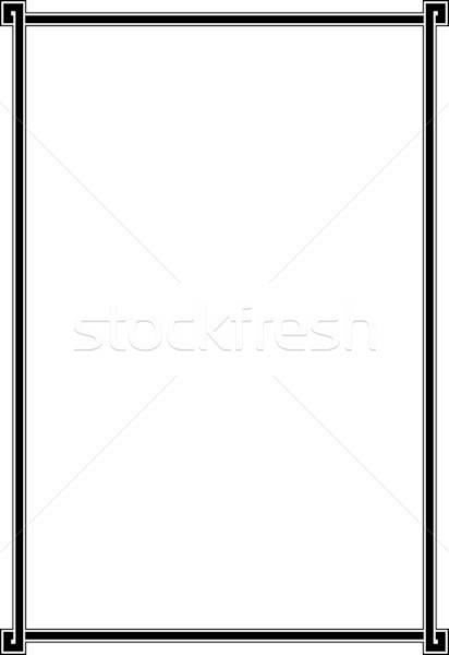 412x600 Simple Vector Decorative Frame Vector Illustration Mr Vector