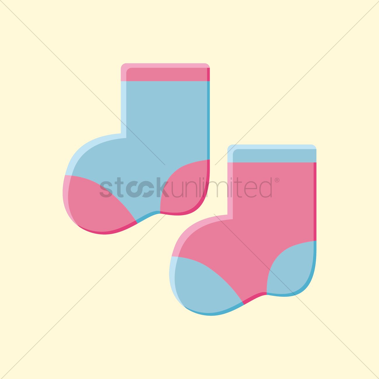 1300x1300 Socks Vector Image