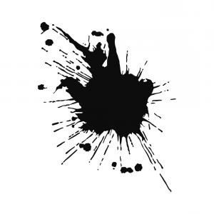 300x300 Black Ink Drop And Splash Vector Catchsplace